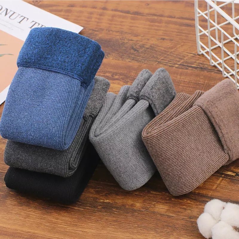 5 Pair Men's Winter Soft Thick Warm Fleece Thermal Socks - AuraVibezs.store