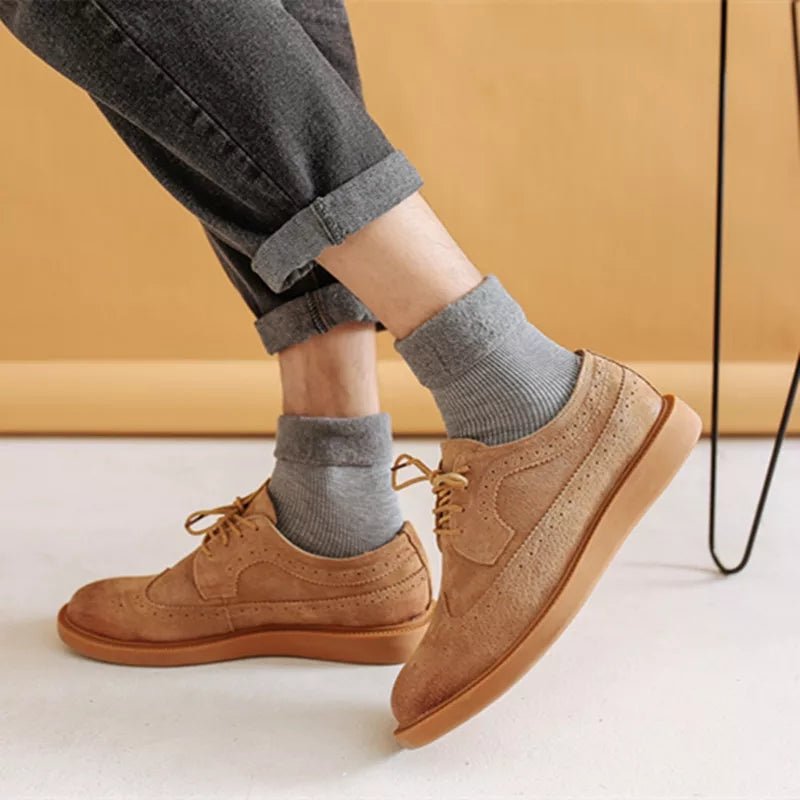 5 Pair Men's Winter Soft Thick Warm Fleece Thermal Socks - AuraVibezs.store