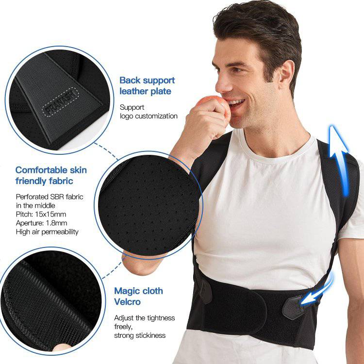 Posture belt, Posture corrector belt, Back support belt, Backbone Belt, Spine Support Belt, Back Pain Relief Shoulder Back Support Belt - AuraVibezs.store
