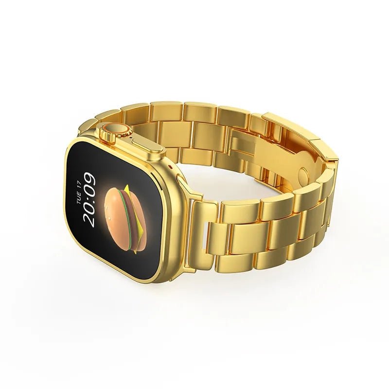 24K Gold Series Watch 8 Ultra Smartwatch - AuraVibezs.store