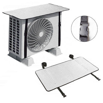 AC Outdoor Unit Protector Aluminium Cover With Straps