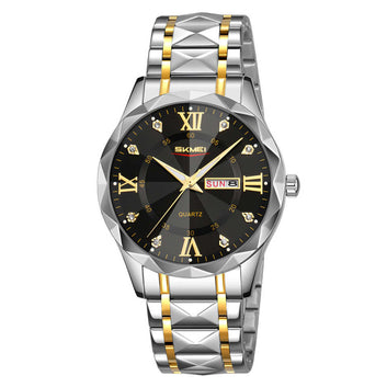 Classic Quartz Waterproof Watch with Luminous Display