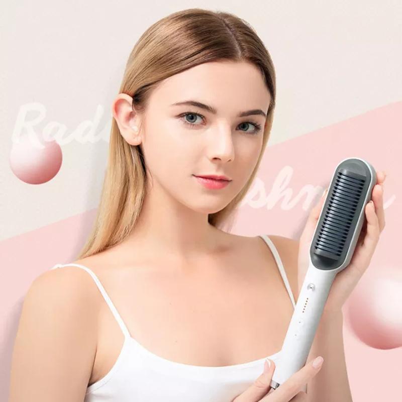 Multifunctional 2 - in - 1 Professional Hair Straightener Comb - (FREE DELIVERY) - AuraVibezs.store