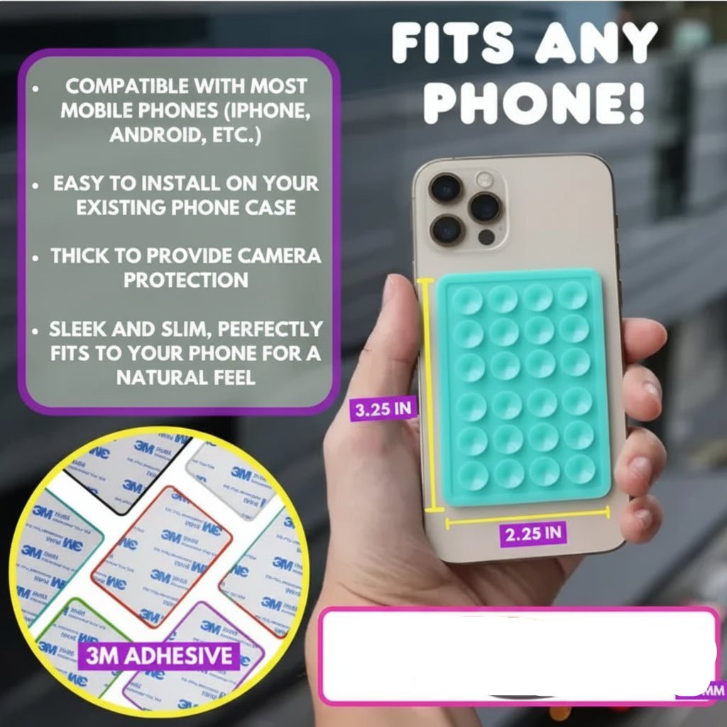 Mobile Silicone Suction Pad Holder | Buy 1 Get 1 Free | Free shipping | 30 % Off - AuraVibezs.store