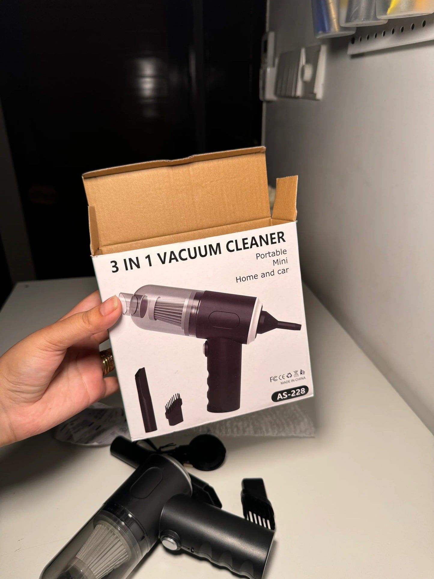 3 IN 1 VACUUM CLEANER MINI PORTABLE FOR HOME AND CAR - AuraVibezs.store
