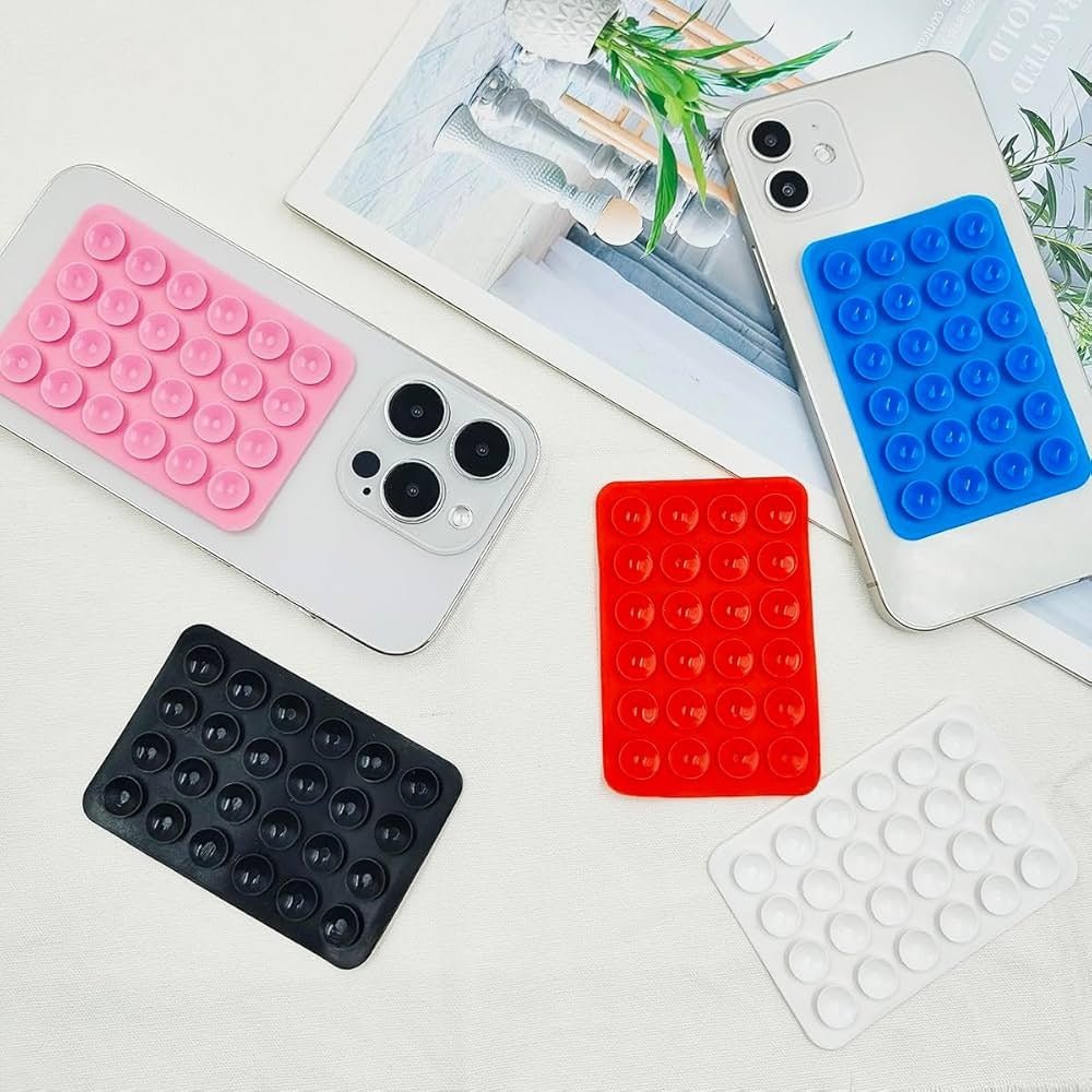 Silicone Suction Cup Phone Holder,2 Silicone Suction Pad Buy 1 get 1 free - AuraVibezs.store