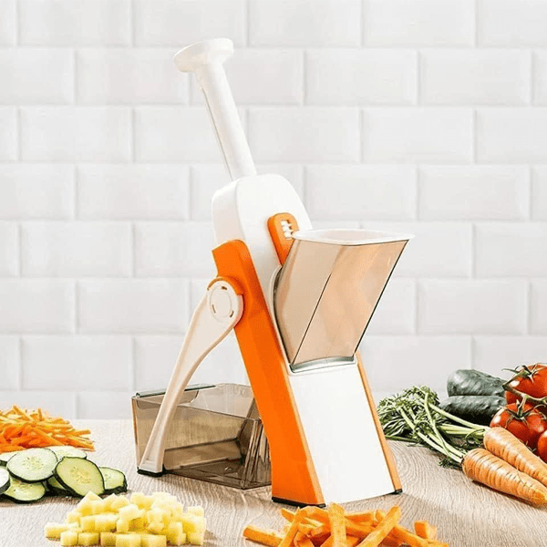 Multipurpose Spring Slicer Vegetable Cutter - AuraVibezs.store