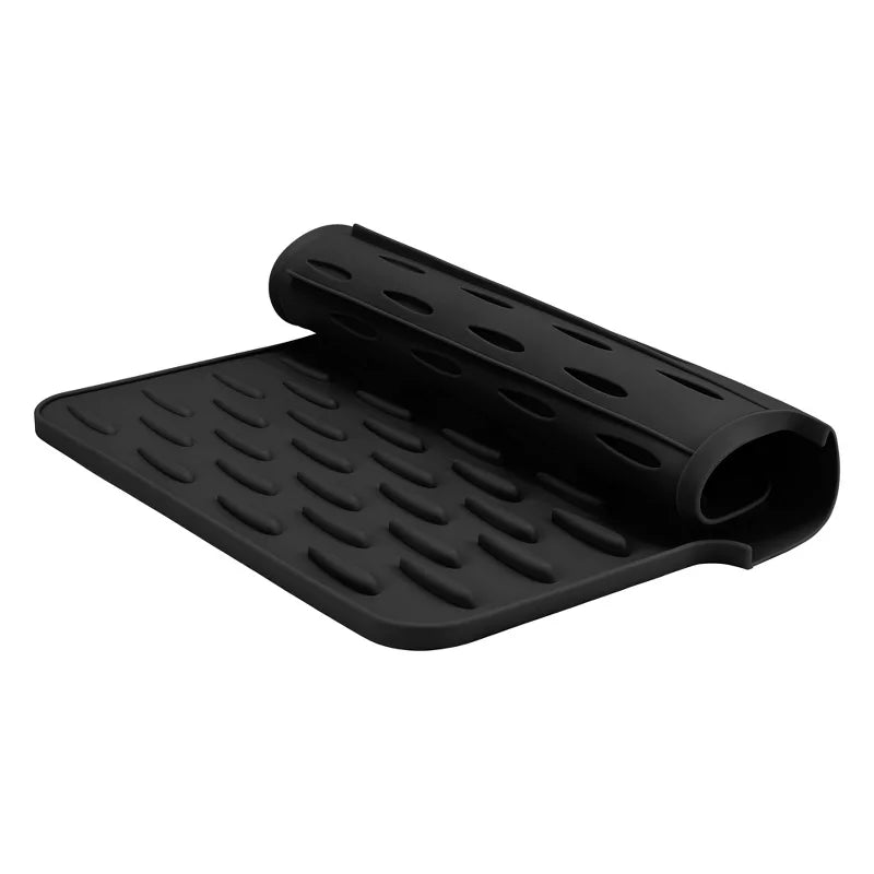 Drainpro Dish Drying Mat for Kitchen Counter, Easy Clean Waterproof Silicone Mat | 30 % Off Free Delivery |Allow TO OPen - AuraVibezs.store