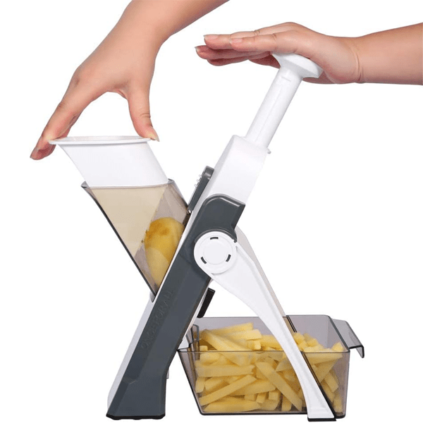 Multipurpose Spring Slicer Vegetable Cutter - AuraVibezs.store