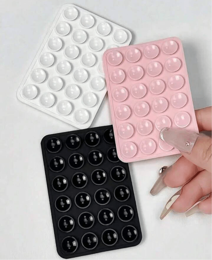 Silicone Suction Cup Phone Holder,2 Silicone Suction Pad Buy 1 get 1 free - AuraVibezs.store