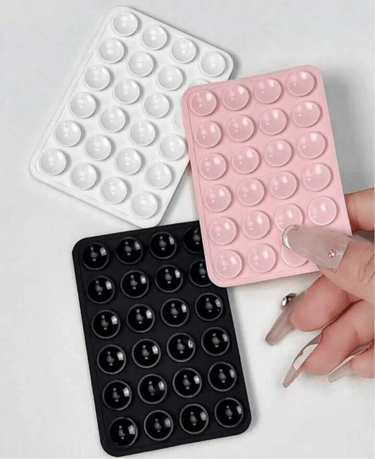 Silicone Suction Cup Phone Holder,2 Silicone Suction Pad Buy 1 get 1 free - AuraVibezs.store