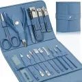 16pcs Manicure Pedicure Grooming Kit - AuraVibezs.store